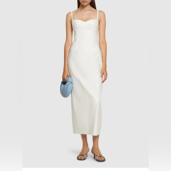 Reformation Stormi Dress in White (NEW with tags) - Picture 2 of 5